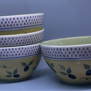 PISTOULET Soup/Cereal Bowl Set of 4 NWOT